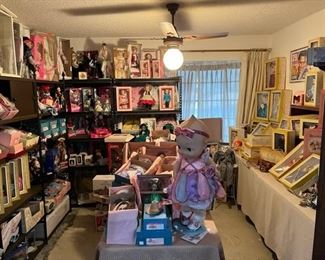 A peek into the doll room.