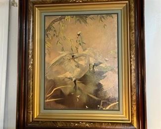 Vintage art in a Victorian frame