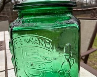 Green Planters Mr. Peanut jar