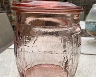 A closer look at the pink jar