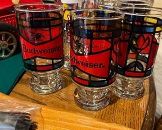 Vintage Budweiser Bar Glasses