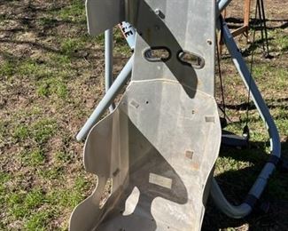 Vintage Kirkey Aluminum Racing Seat. 