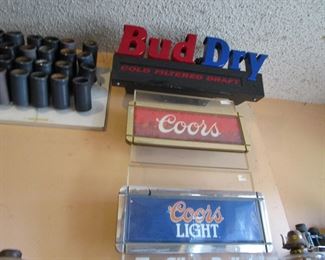 Edison rolls to the left, beer signs