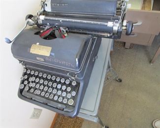 Vintage office misc......many many antique/vintage typewriters