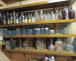 Antique bottles