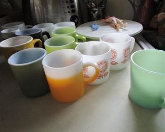 Vintage coffee mugs