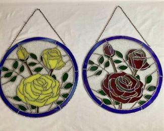 JMFO932 Handcrafted Stained Glass Hangings