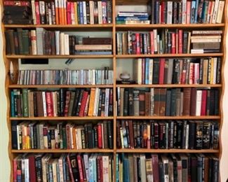 Books and bookshelf