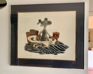 The River Rat Signed Print