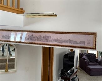 Very long lithograph