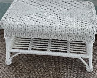 White wicker