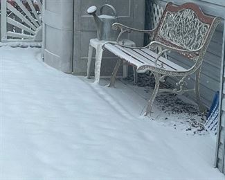 Outdoor bench & large storage box