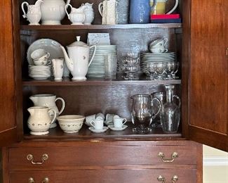 Rare pieces. Pillivuyt for Air France, Baccarat for Air France, and Christofle service ware for Air France