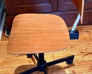 Mid Century Danish Modern Desk Chair Circa 1960's