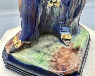 Ornate 18th Century Figurines with Marble Stands