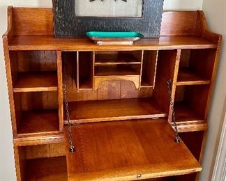 Cushman Secretary Shelf and Matching Chair