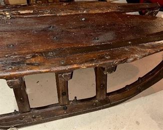 Unique and Rare Antique/Primitive Lumber Sled