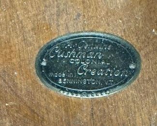 Cushman Table and 4 Cushman Chairs