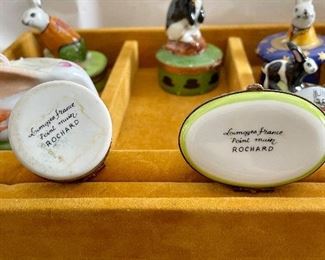 Limoges Figure Boxes  