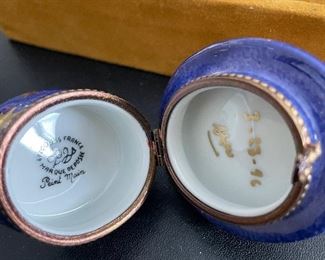 Limoges Figure Boxes  