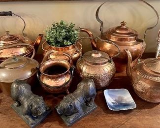 Great Selection of Copper Tea Kettles