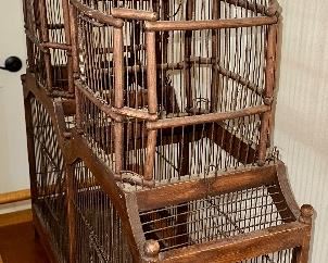 Unique Authentic French Double Dome Bird Cage