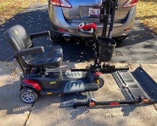 Bruno Hydraulic Lift for Scooter (Fits on Tow Hitch). Available for Purchase next weekend)