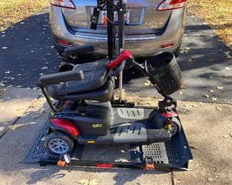 Buzz Around EX Scooter on Bruno Lift System (Available next weekend for purchase) 