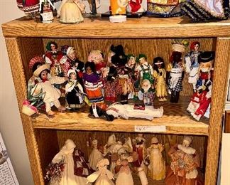 An Entire Collection of International Dolls