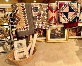 Hand-Made and Machined Quilts Available.