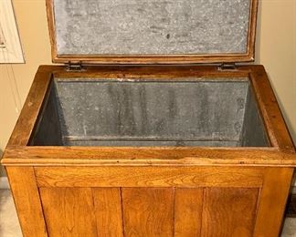 Antique Top Loading Cooler 