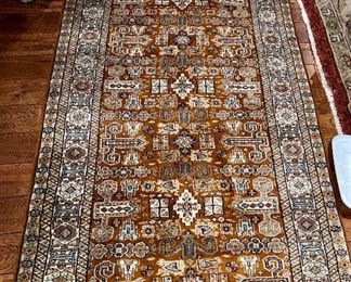 Hand Woven Rug with Fringe