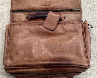 Vintage Tumi Leather Shoulder Bag