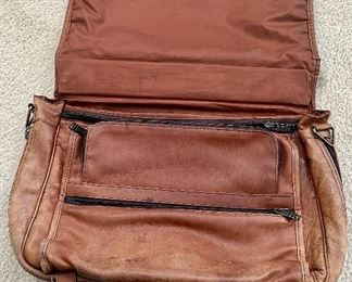 Vintage Tumi Leather Shoulder Bag