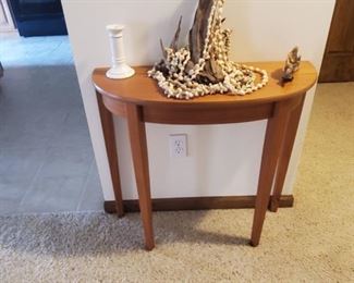 Newer half round side table