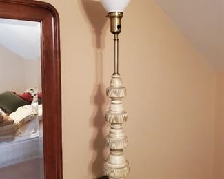 Retro lamp approx 4' tall