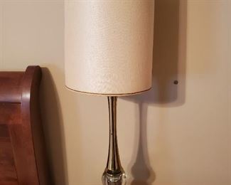 Retro lamp with marble base