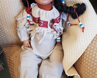 Sweet doll is approx 2' tall