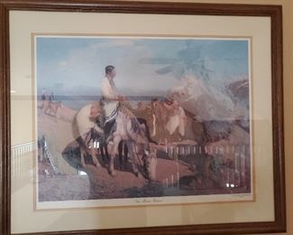 New Mexico Indian by Oscar E. Berninghaus 1874-1952