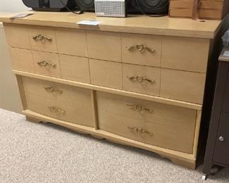 Mid Century Blonde Dresser