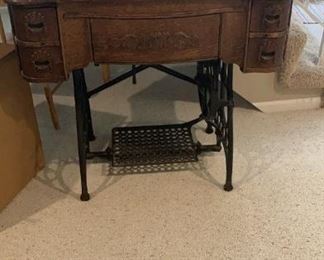 Antique Treadle Sewing Machine