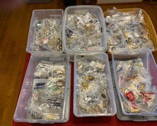 Over 400 Brooches and Pins Plus German Medals