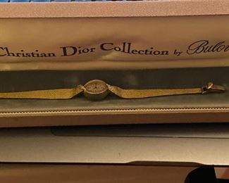 Christian Dior 14kt Gold Watch