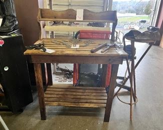 WOODEN WORK TABLE 