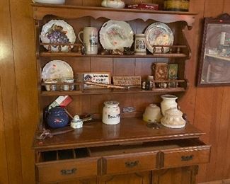 solid wood  hutch  and all kinds of smalls 