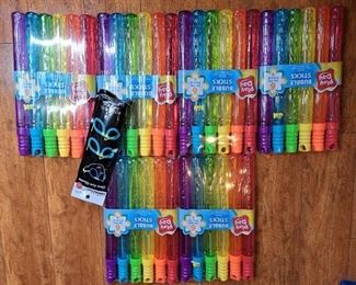 Lot of Bubbles and Glow in the Dark Glasses