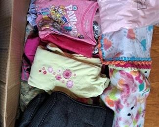Lot of 5 Children's Clothes Boxes (2T-8) Girls