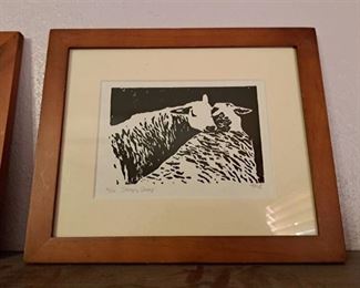 Sheep Portrait 16/25 Sleepy Sheep