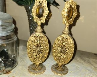 Antique perfume containers