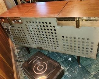 MCM stereo console cabinet, Drexel Declaration, Motorola components